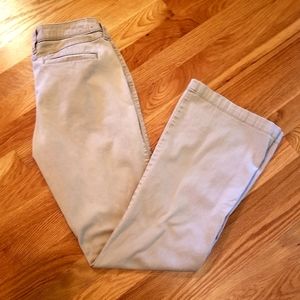 Long Bootcut Khakis
